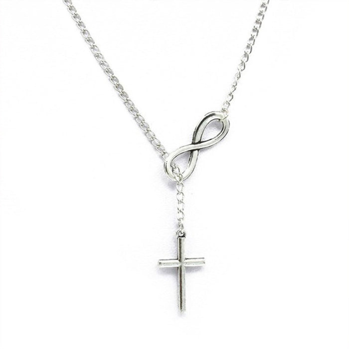 Wholesale 2pcs Stainless Steel Gold Sweat-proof Simple Necklace