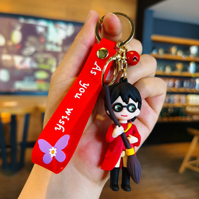 Wholesale Cartoon Silicone Doll Keychain JDC-KC-Tingm277