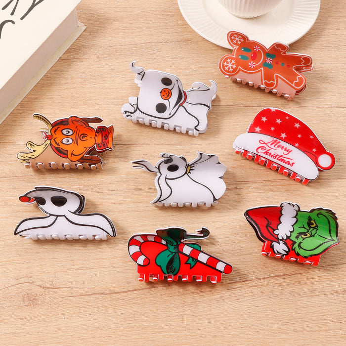 Wholesale Accessories Christmas cartoon series clips various hair clips