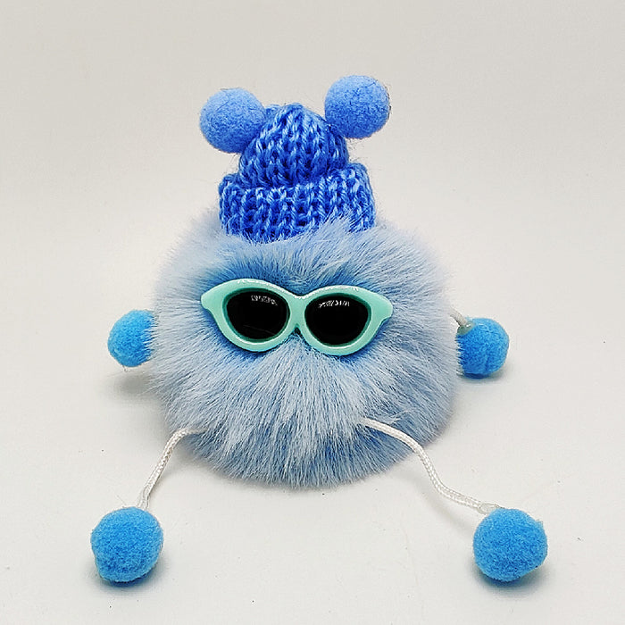 Wholesale Cute bag decoration plush toy car keychain pendant