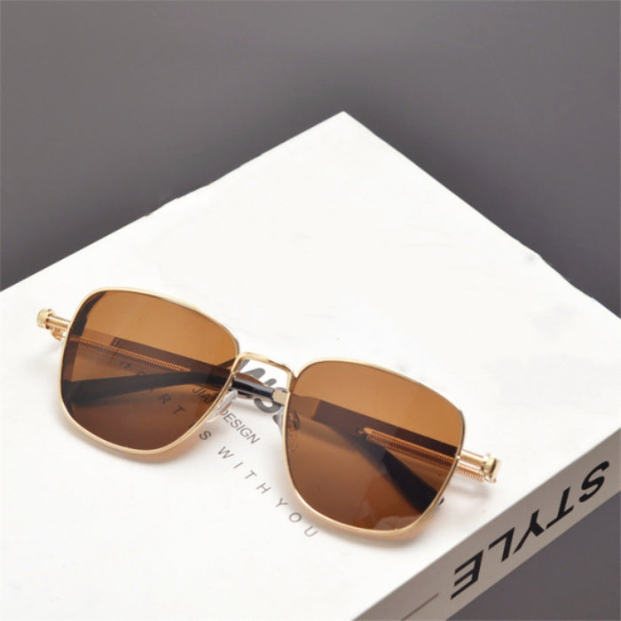 Wholesale Retro steampunk style metal square sunglasses sunglasses