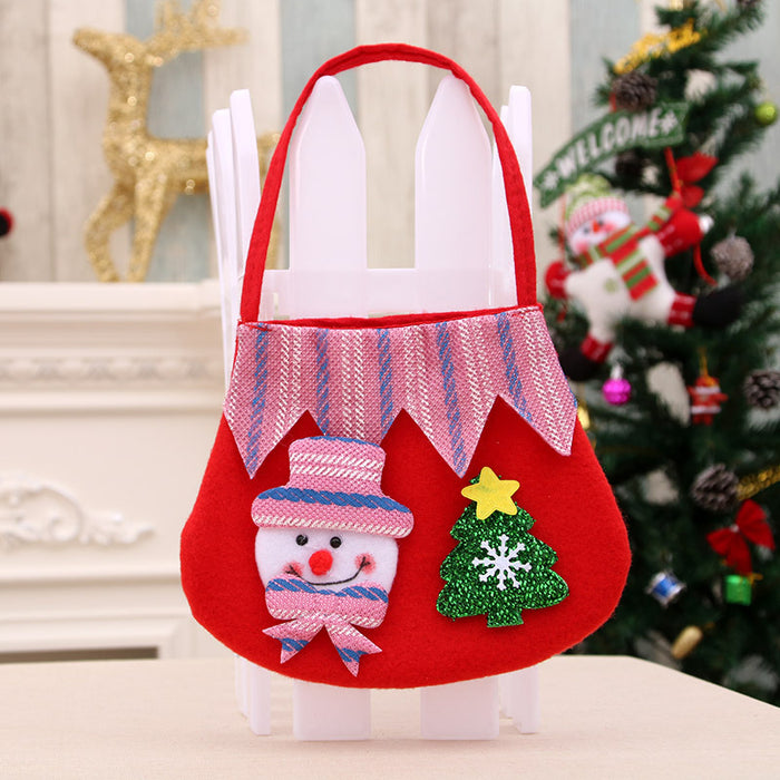 Wholesale Christmas Apple Bag, Handbag, Christmas Eve Gift Bag, Kidsren' s Small Gift Bag, Christmas Apple Bag