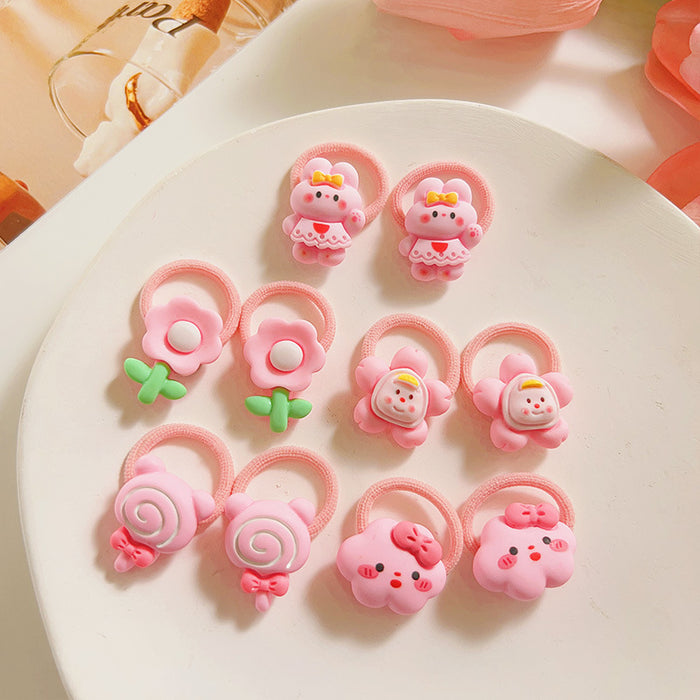 Wholesale Princess Theme Cute Small Hair Ties for Kids - Fashion Accessory Gift