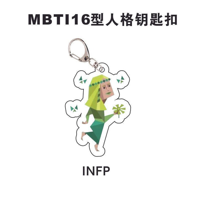 Wholesale Classic Figure Sandwich Acrylic Keychain Vertical