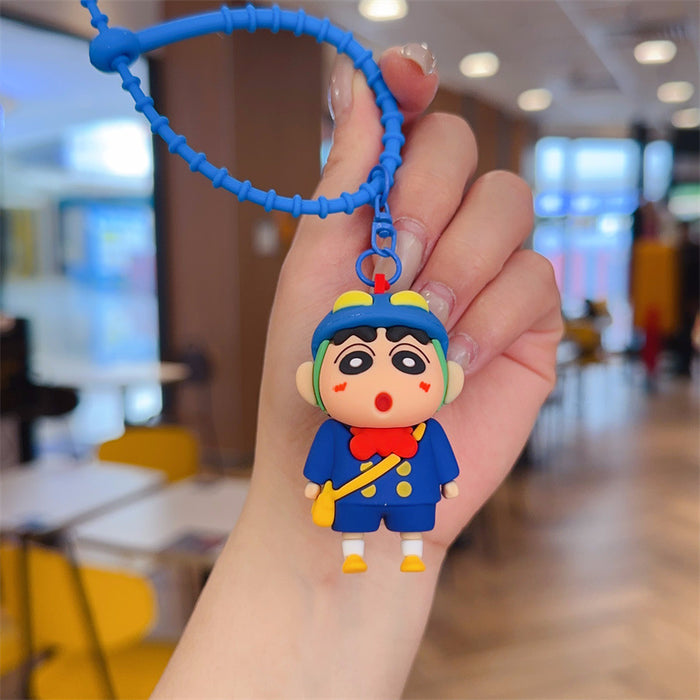 Wholesale PVC Cartoon Rotating Keychain Keyring Pendant Cute Decorative Gift MOQ≥2