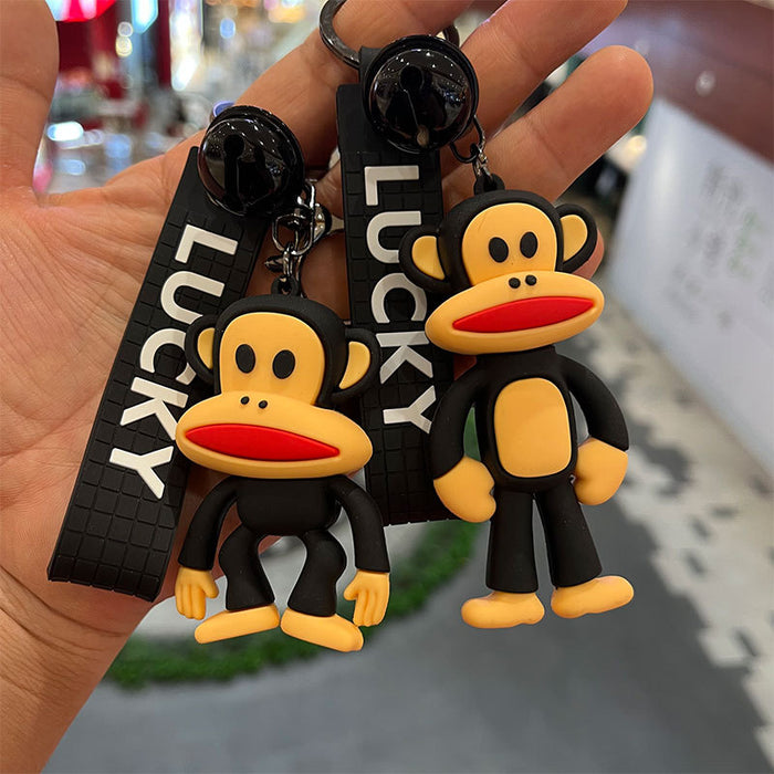 Wholesale PVC Cartoon Big Mouth Monkey Keychain JDC-KC-MiaoYi050