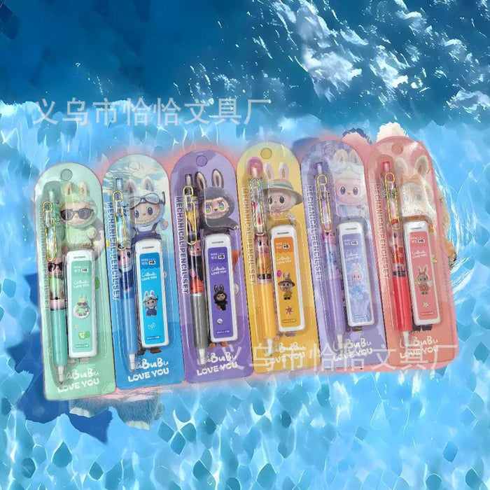 Wholesale Automatic pencil suit cartoon activity pencil with refill non-cutting continuous