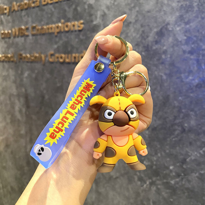 Wholesale  Animation Mga Animation Keychain Cartoon Toe Bag Pendant Key Chain Gift