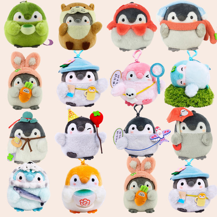 Wholesale Plush doll cute keychain penguin doll school bag accessories bag pendant