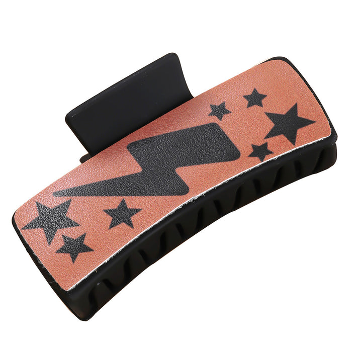 Wholesale five-pointed star Square Hair Clips