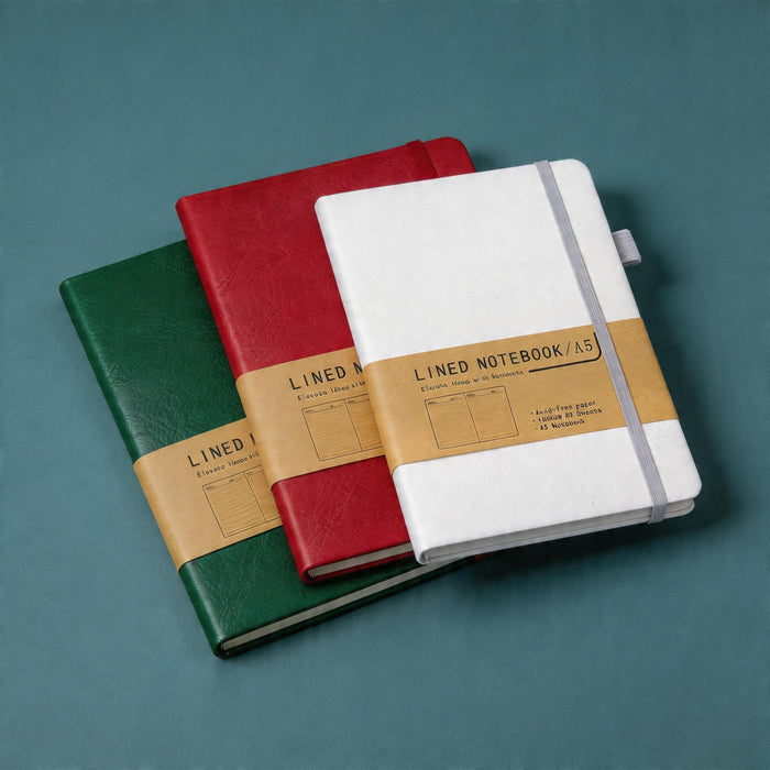 Wholesale Acid-Free Paper A5 Notebook Red DuPont Cover Vintage Style