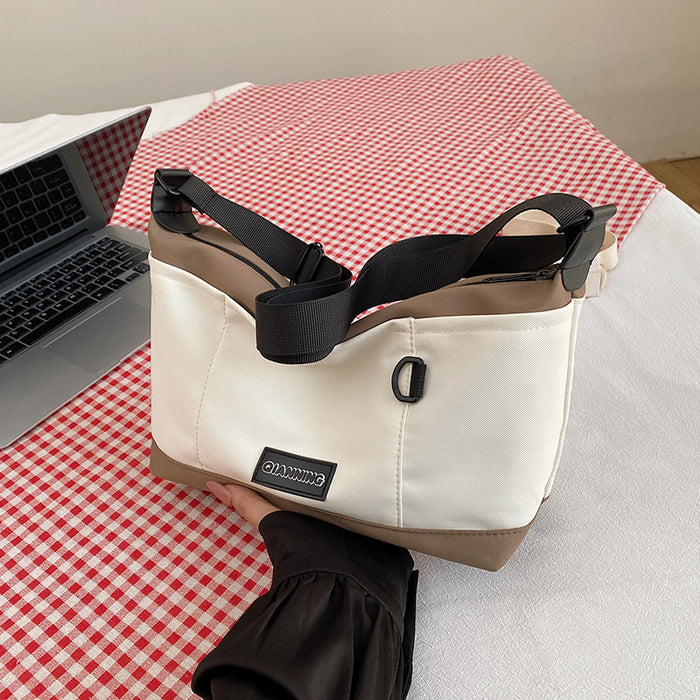 Wholesale Small bag new color contrasting wide shoulder strap crossbody bag fashionable and versatile single shoulder