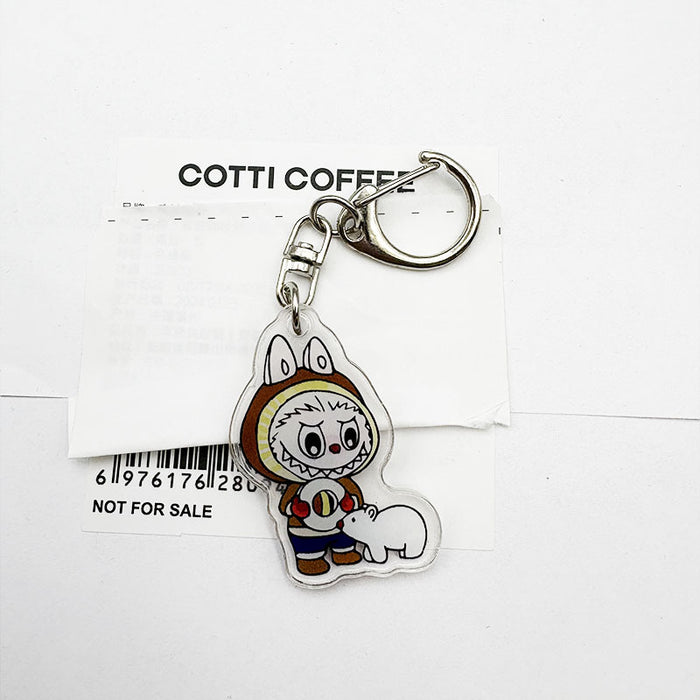 Wholesale Sheep Acrylic Keychain Cute Cartoon KeyChain Personalized Pendant Gift