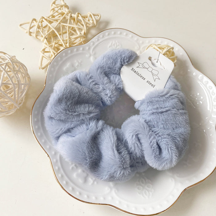 Wholesale Korean Autumn and Winter Cute Imitation Rabbit Velvet Hair Scrunchies