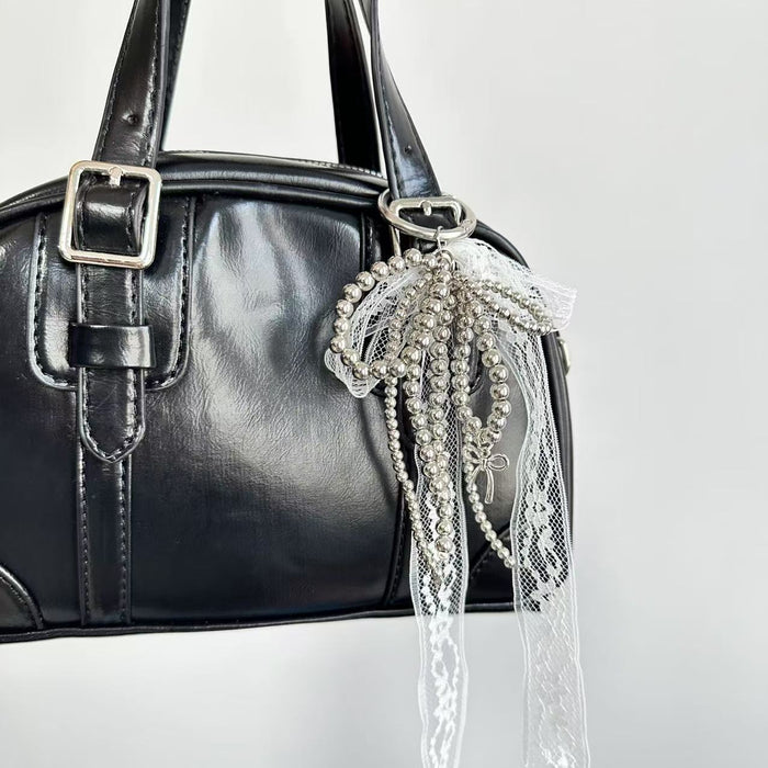 Wholesale Pearl lace bow keychain