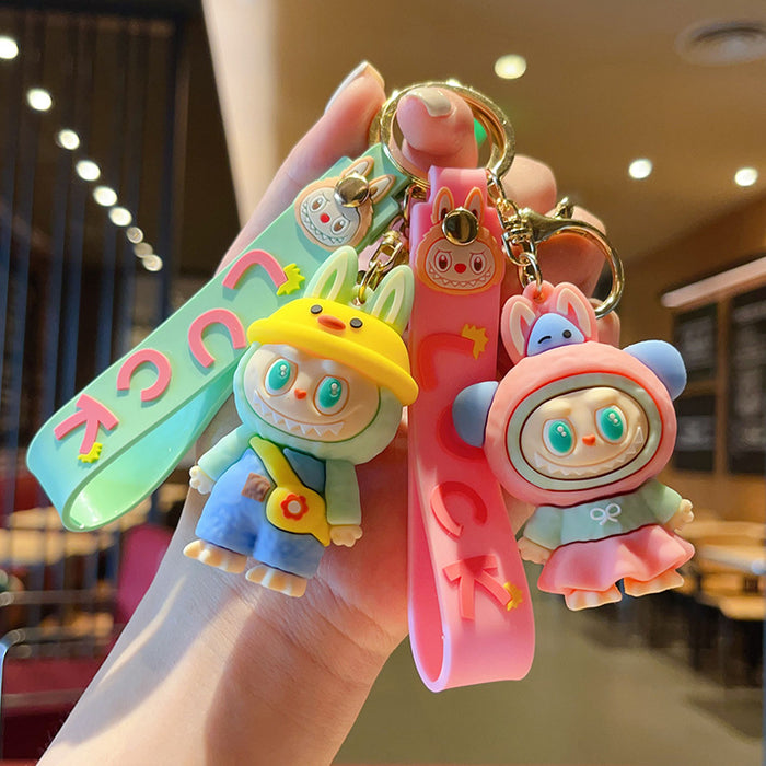 Wholesale Creative CartoonDoll Keychain Couple School Bag Pendant