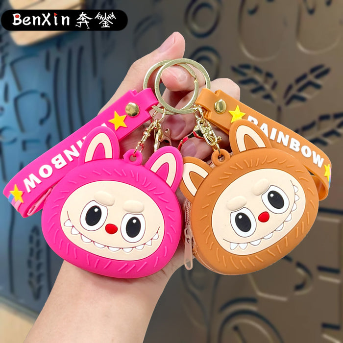 Wholesale Creative  Coin Purse Keychain School Bag Small Pendant Card Holder Lipstick Key Chain Kidsren' s Reward Small Gift