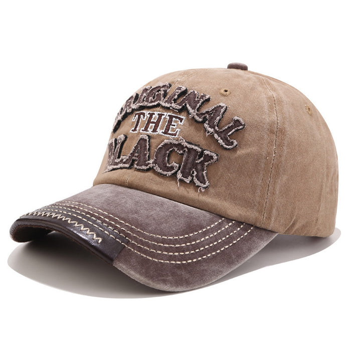 Wholesale letters washed baseball hat