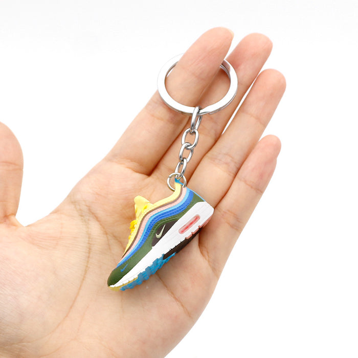 Wholesale 3D Stereoscopic Basketball Shoes PVC Keychain JDC-KC-QLPing020
