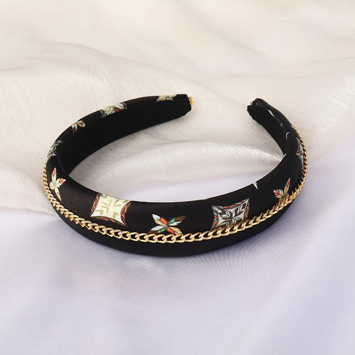 Wholesale Leather Printed Hair Bands JDC-HD-lankun003