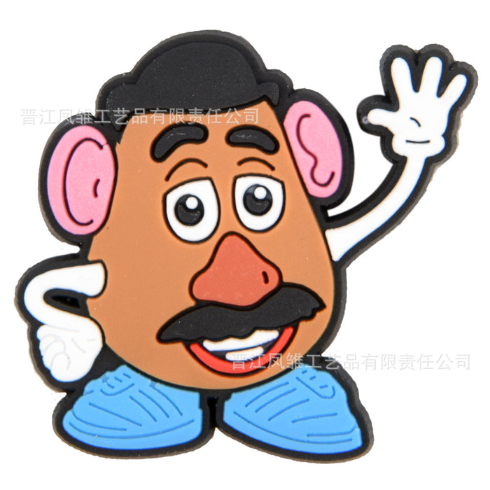 Wholesale 50pcs Cute cartoon Shoes Charms accessories