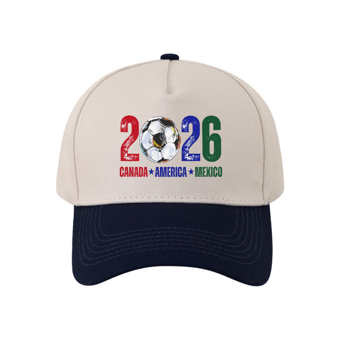Wholesale World Cup Printed Outdoor Sun Hat Baseball Cap