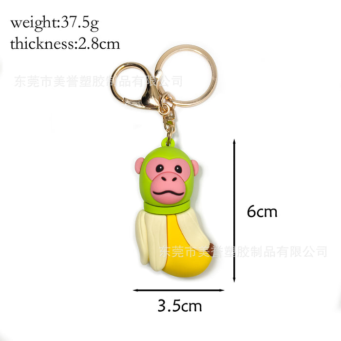 Wholesale Keychain, wooden stick, shark running shoe pendant