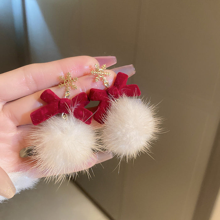 Wholesale  little devil skull heart dark earrings