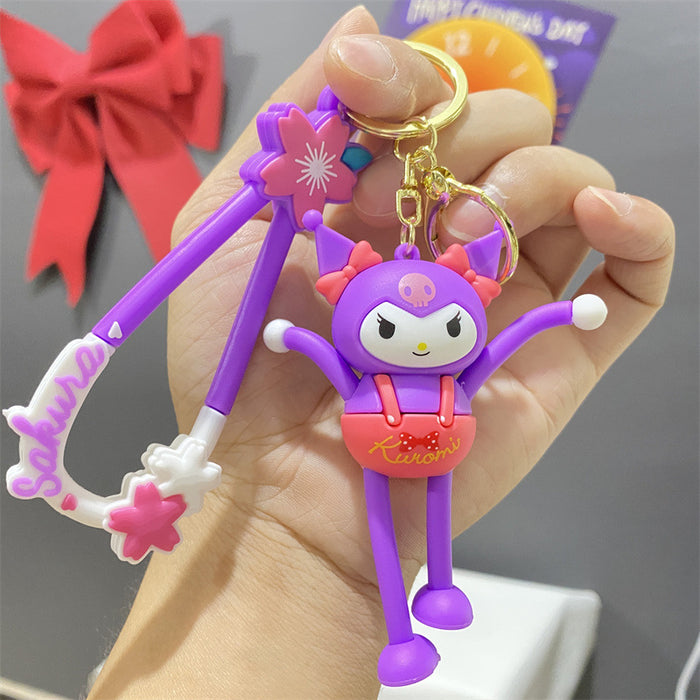 Wholesale PVC Cartoon Doll Keychain JDC-KC-WuYi044