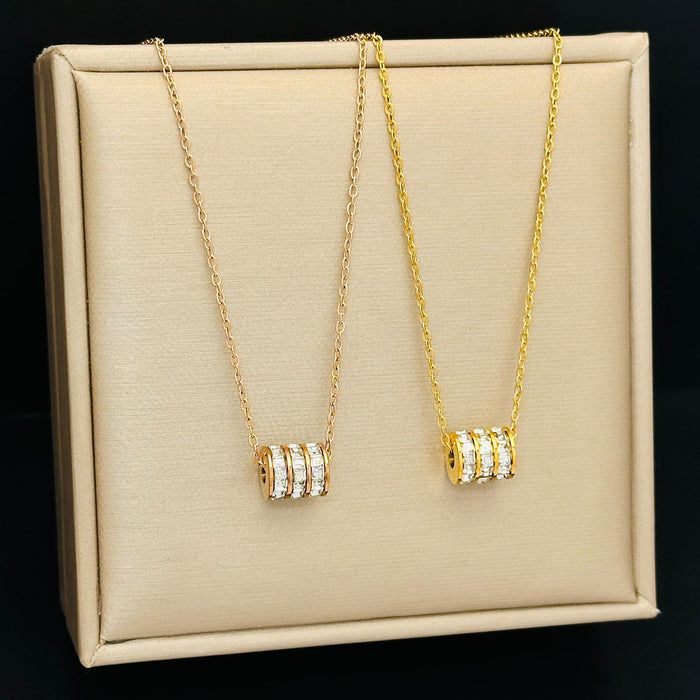 Wholesale  Titanium Steel Necklace Women's Internet Celebrity Color-free Clavicle Chain