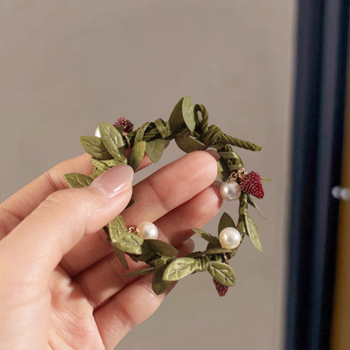 Wholesale Olive Leaf Hair Band Headband   Rubber Band Hair Rope Hair Accessories