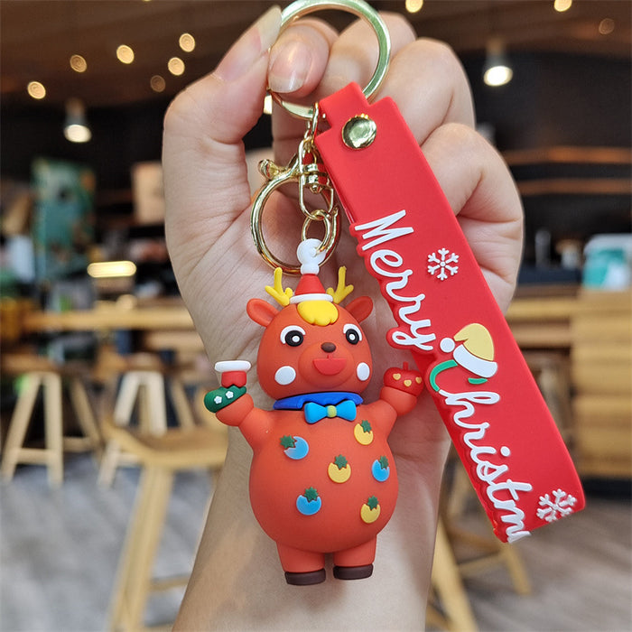 Wholesale Cartoon Silicone Doll Keychain JDC-KC-ZhuoRan036