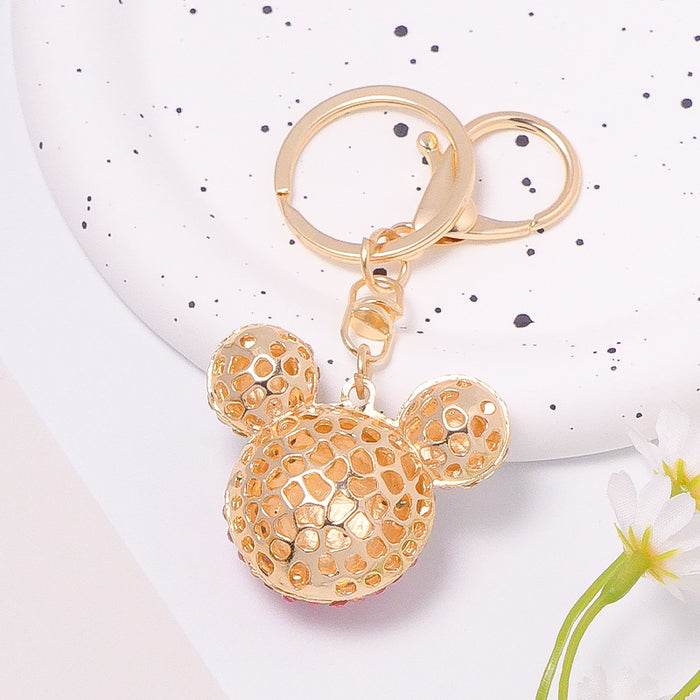 Wholesale Cartoon Rhinestone Metal Keychain