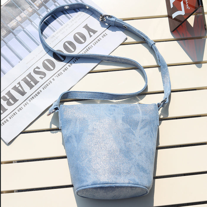 Wholesale Denim Bucket Crossbody Shoulder Bag JDC-SD-JuLiP003