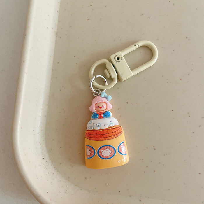 Wholesale Keychain pendant, student cartoon backpack hanging accessory