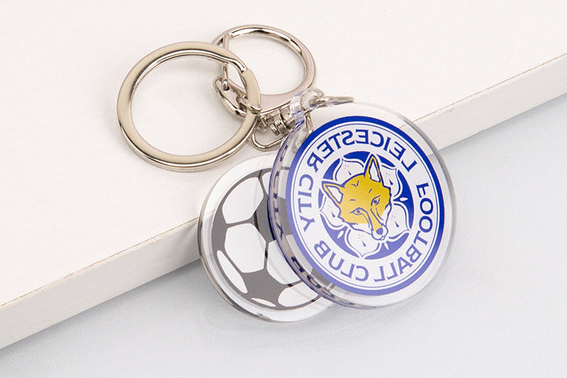 Wholesale Acrylic Keychain with Badge Fashion Accessory for Fans