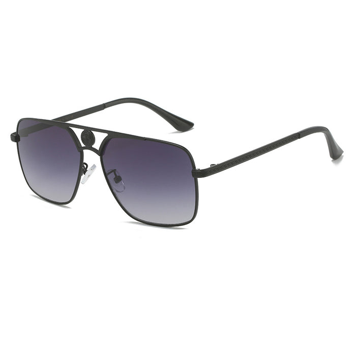 Wholesale Box sunglasses, women's metal frame sunglasses, imitation brand glasses, sunscreen sunglasses