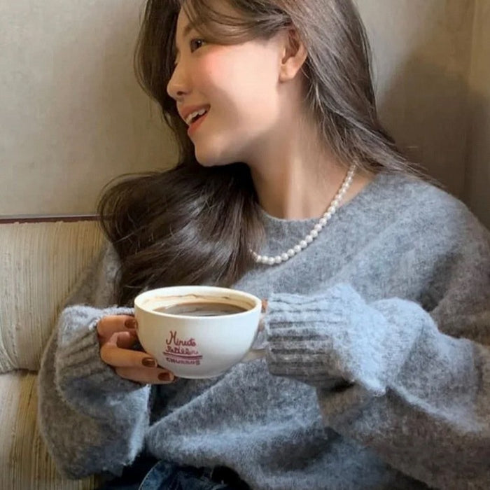 Wholesale Pearl necklace, women's light luxury, autumn and winter high-end feeling, collarbone chain, sweater accessories, necklace