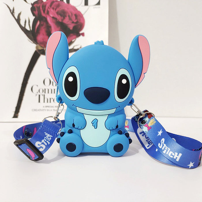 Wholesale Autumn stilley children's silicone bag cartoon coin purse small satchel children's bag mini messenger bag