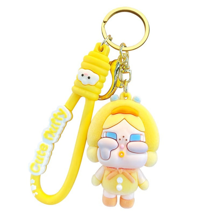 Wholesale Flocking Crying Baby Keychain Crying Girl Doll