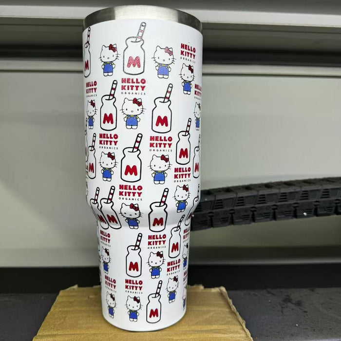 Wholesale 40oz tumbler ice bullies cup Portable insulated mug with handle