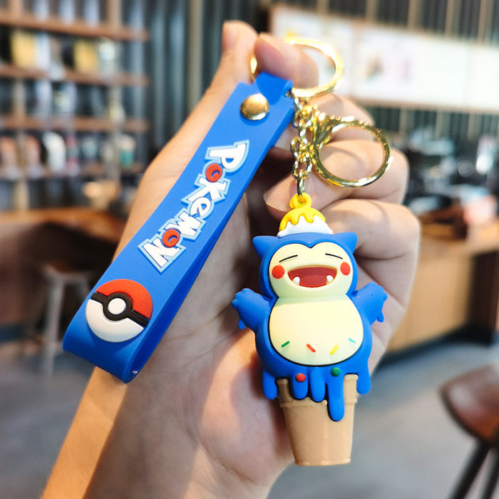 Wholesale Cartoon Silicone Doll Keychain JDC-KC-Tingm307