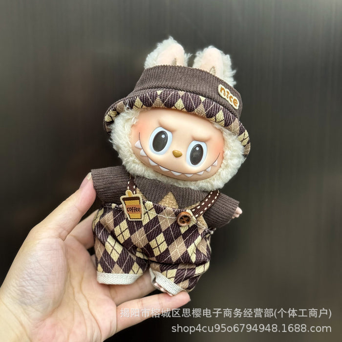 Wholesale Doll Clothes 17cm Pendant Plush Doll Replacement Set