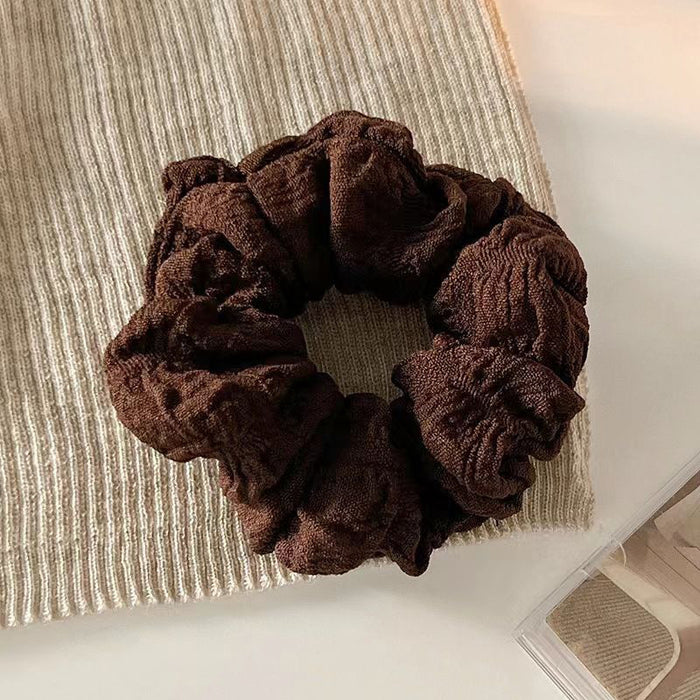 Wholesale female temperament ball head tie early autumn simple fat sausage hair rope rubber band large intestine hair ring