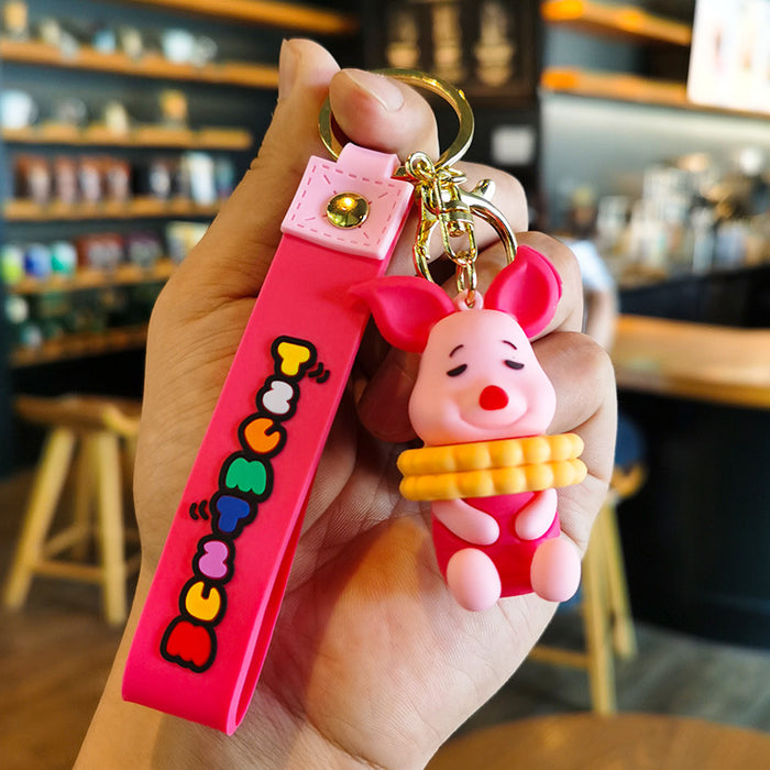 Wholesale Cartoon Doll Silicone Keychain JDC-KC-Tingm207