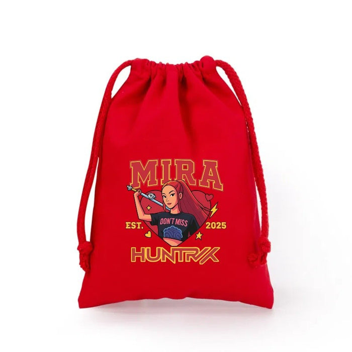 Wholesale Cartoon Canvas Drawstring Travel Storage Bag Handbags