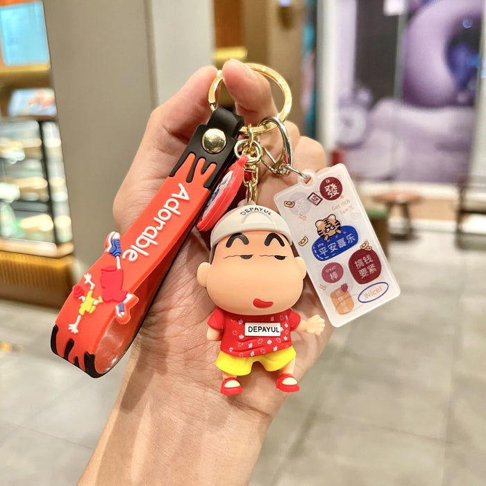Wholesale  Key Chain Cartoon Car Key Pendant Men and Women Couple School Bag Hanging Ornaments