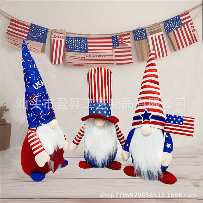Wholesale New Doll National Day Star Bar Sharp Hat Decoration Wholesale
