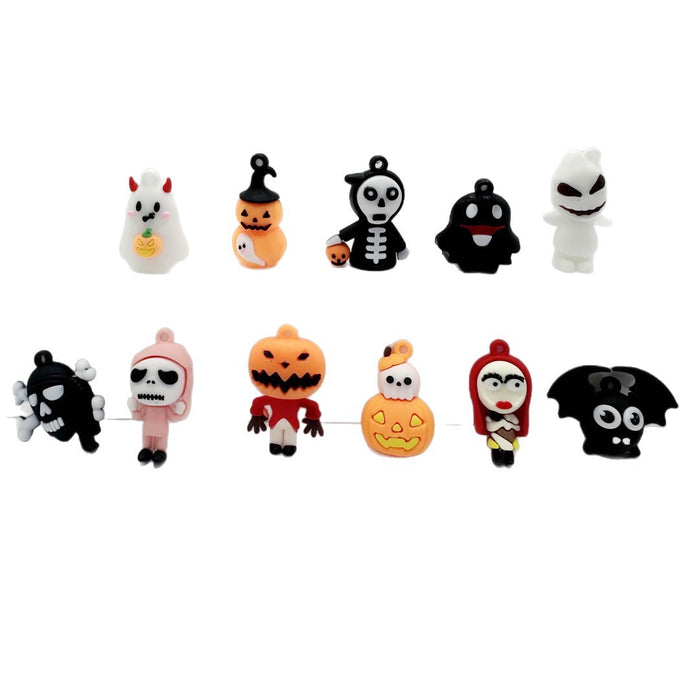 Wholesale Halloween Cartoon Keychain Soft PVC Car Key Accessory MOQ≥2