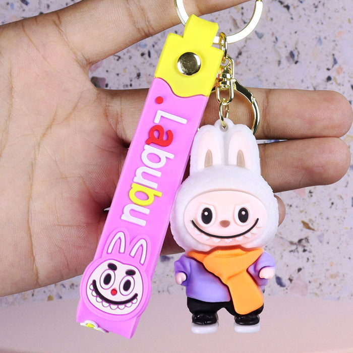 Wholesale Keychain pendant doll blind box pvc soft glue keychain couple pendant